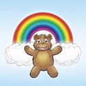 Cuddly Critters (tm) cute cartoon animal character: Cubby Bear