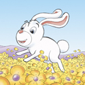 Cuddly Critters (tm) cute cartoon animal character: Rodney Rabbit 02